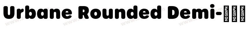 Urbane Rounded Demi字体转换